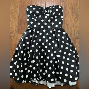 Ixia polka dot dress size medium